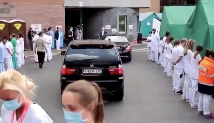 протест медиков в Бельгии