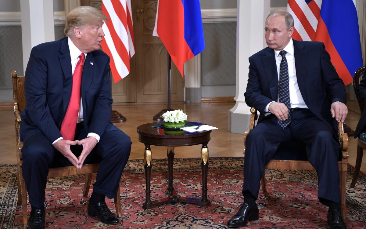 Владимир Путин и Дональд Трамп